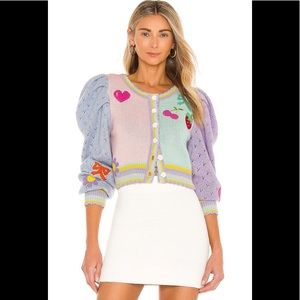 LoveShackFancy Vesper Cropped Cardigan